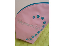 Stickdatei - Rahmen Pfoten Herz